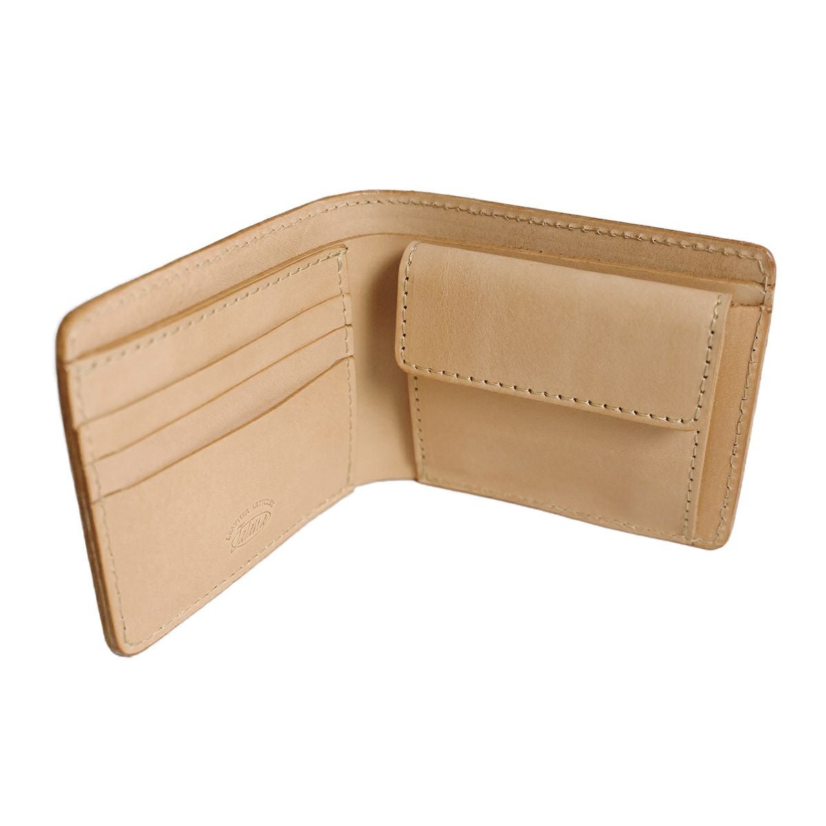 ジャラーナJalanaハーマンオークレザーウォレット(メンズ革財布ヌメ革二つ折り小銭入れ)