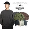 ロサンゼルスアパレルLOSANGELESAPPARELHF07GD14オンスヘビーフリースクルーネックスウェット別注オーバーダイ｜後染めアメリカ製トレーナー