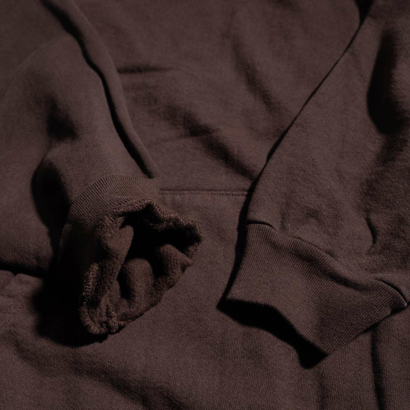 ロサンゼルスアパレルLOSANGELESAPPARELHF09GD14オンスヘビーフリースプルオーバーフードスウェット別注オーバーダイ｜後染めアメリカ製パーカー