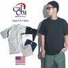 カルクルーCalCru半袖Tシャツ｜メンズS-XXLアメリカ製米国製無地Tシャツ5.5オンス丸胴