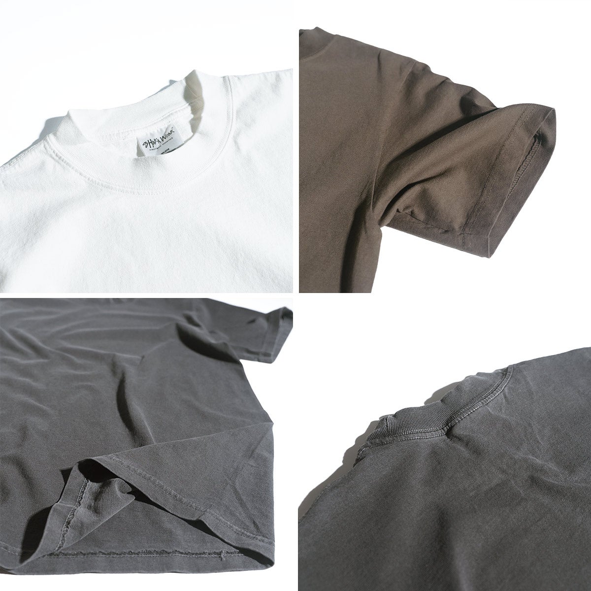 シャカウエアSHAKAWEAR7.5オンスマックスヘビーウエイトガーメントダイ半袖Tシャツ｜メンズS-XXLピグメント顔料後染め