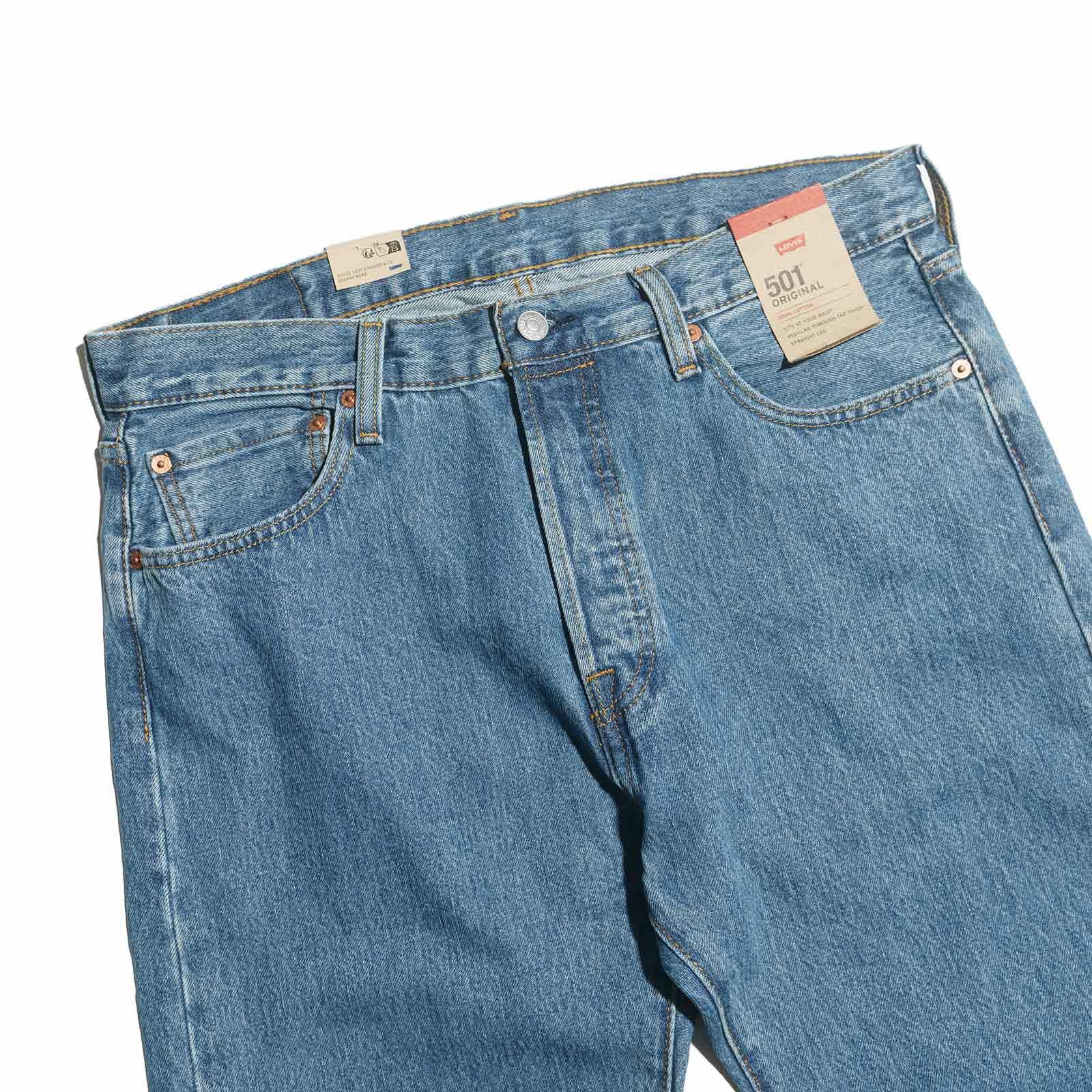 リーバイスLEVI’S501-0193ボタンフライストレートジーンズミディアムストーンウォッシュ