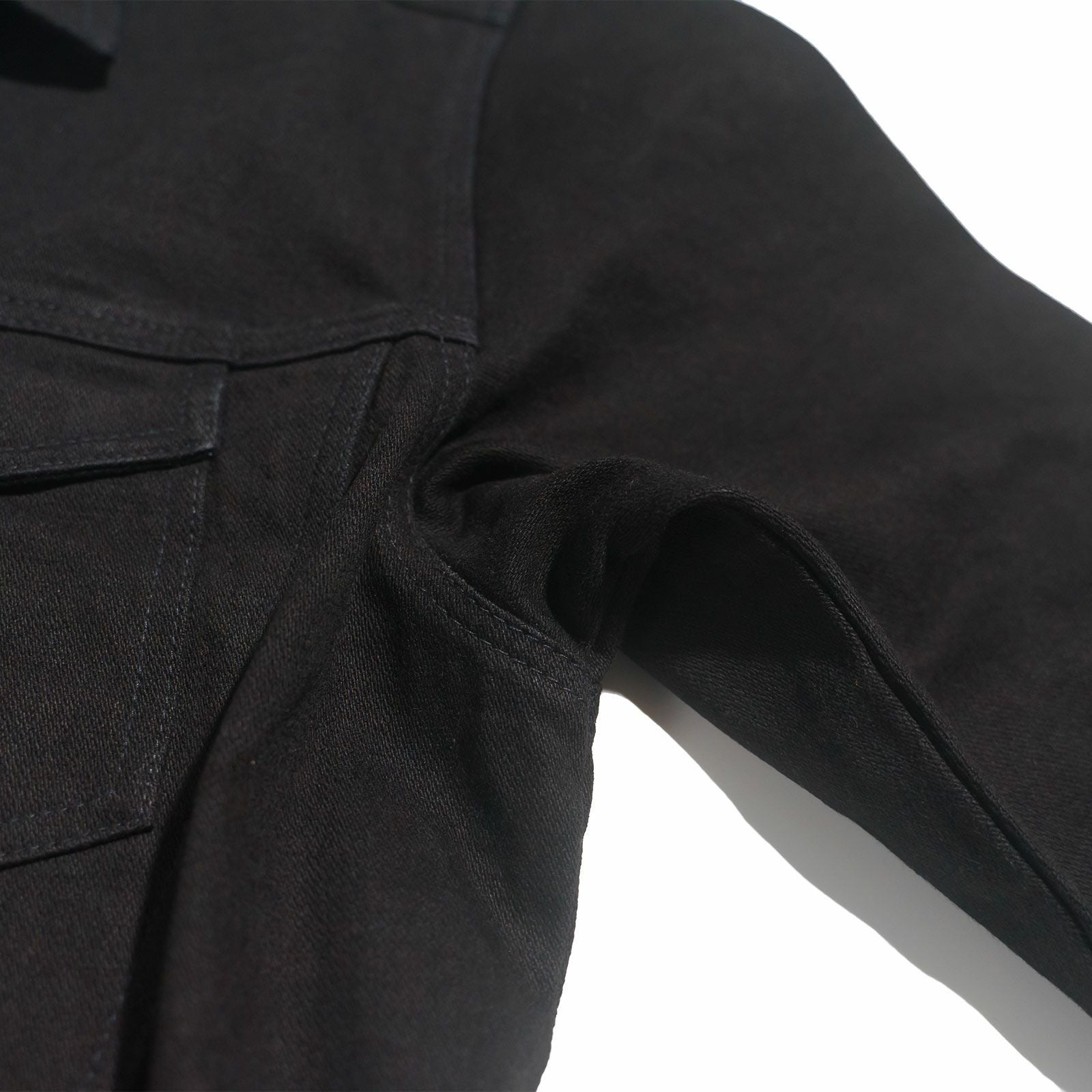 プリズンブルースPRISONBLUESデニムウエスタンジャケットリンスドブラック