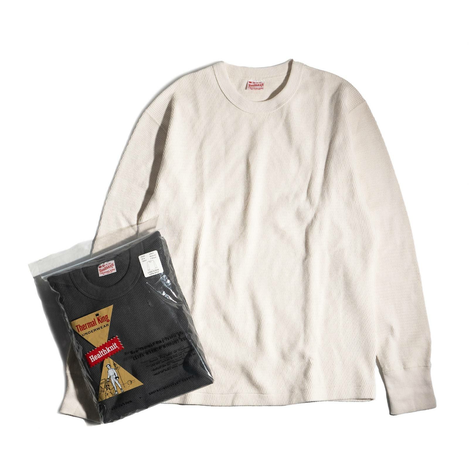 ヘルスニット Healthknit 52023 サーマルキング ラッセルハニカム