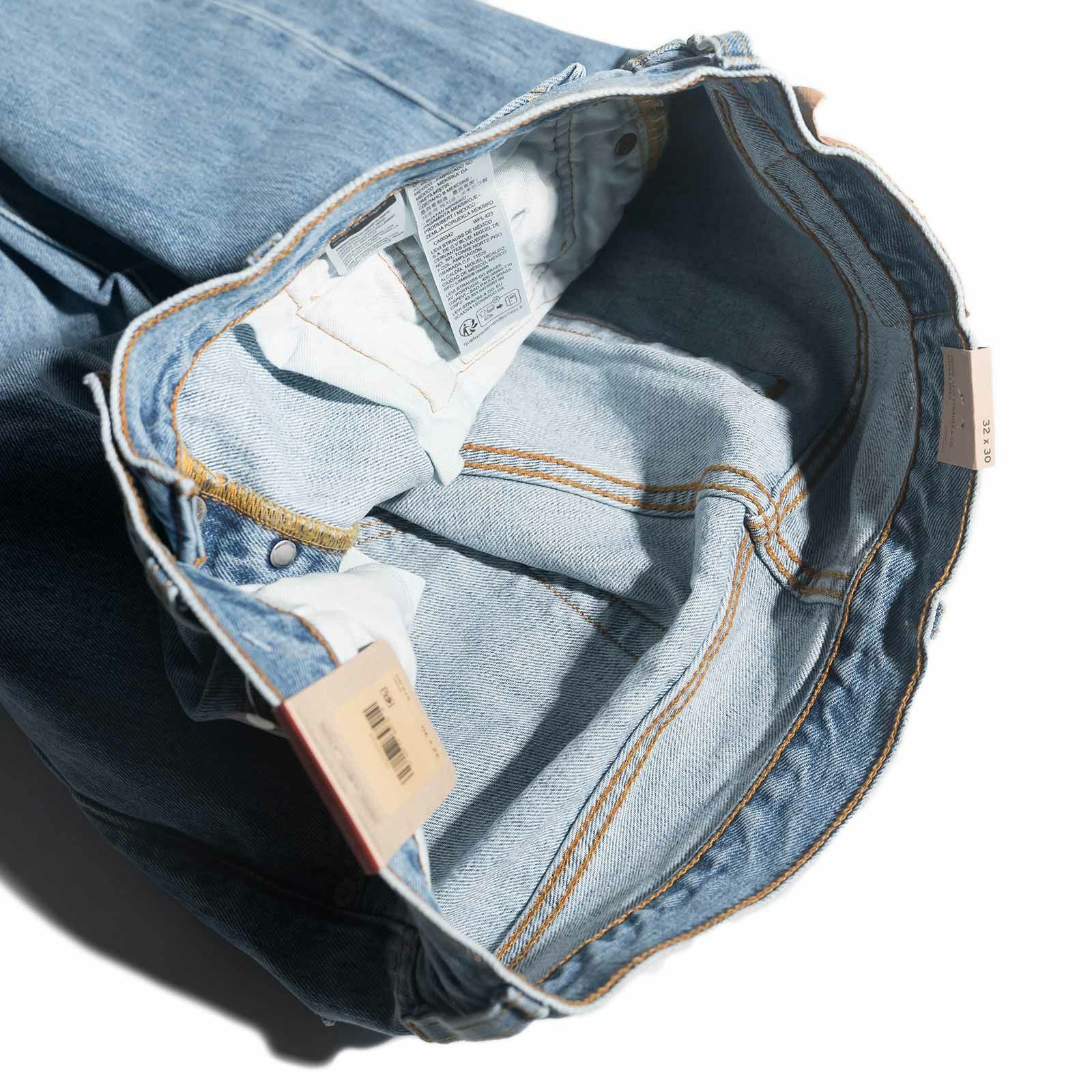 リーバイスLEVI’S501-0134ボタンフライストレートジーンズライトストーンウォッシュ