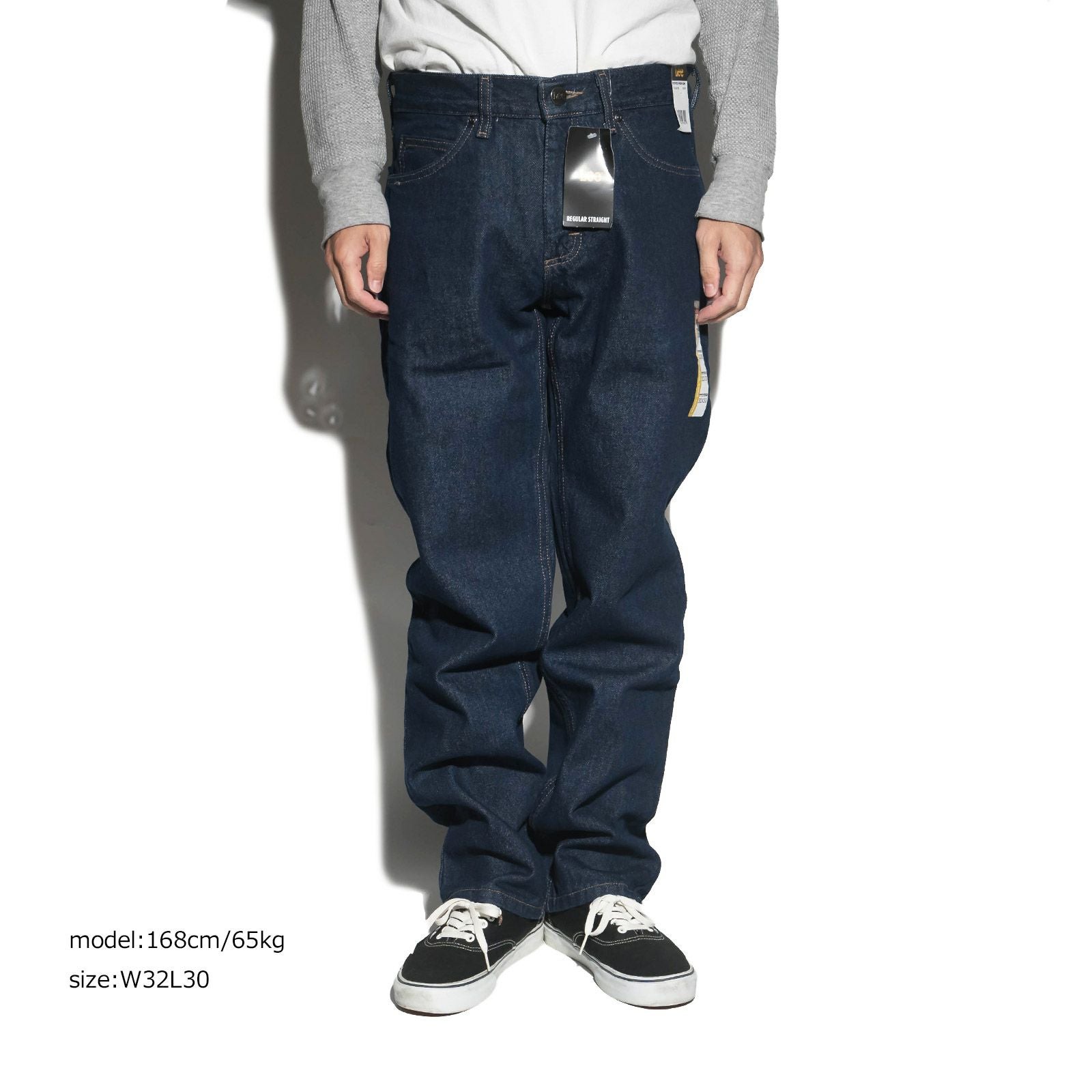 リーLeeレジェンダリーレギュラーストレートジーンズペッパープリウォッシュ