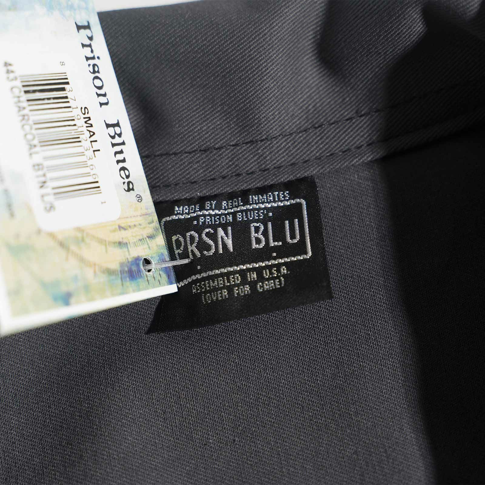 プリズンブルースPRISONBLUES長袖8オンスツイルワークシャツ