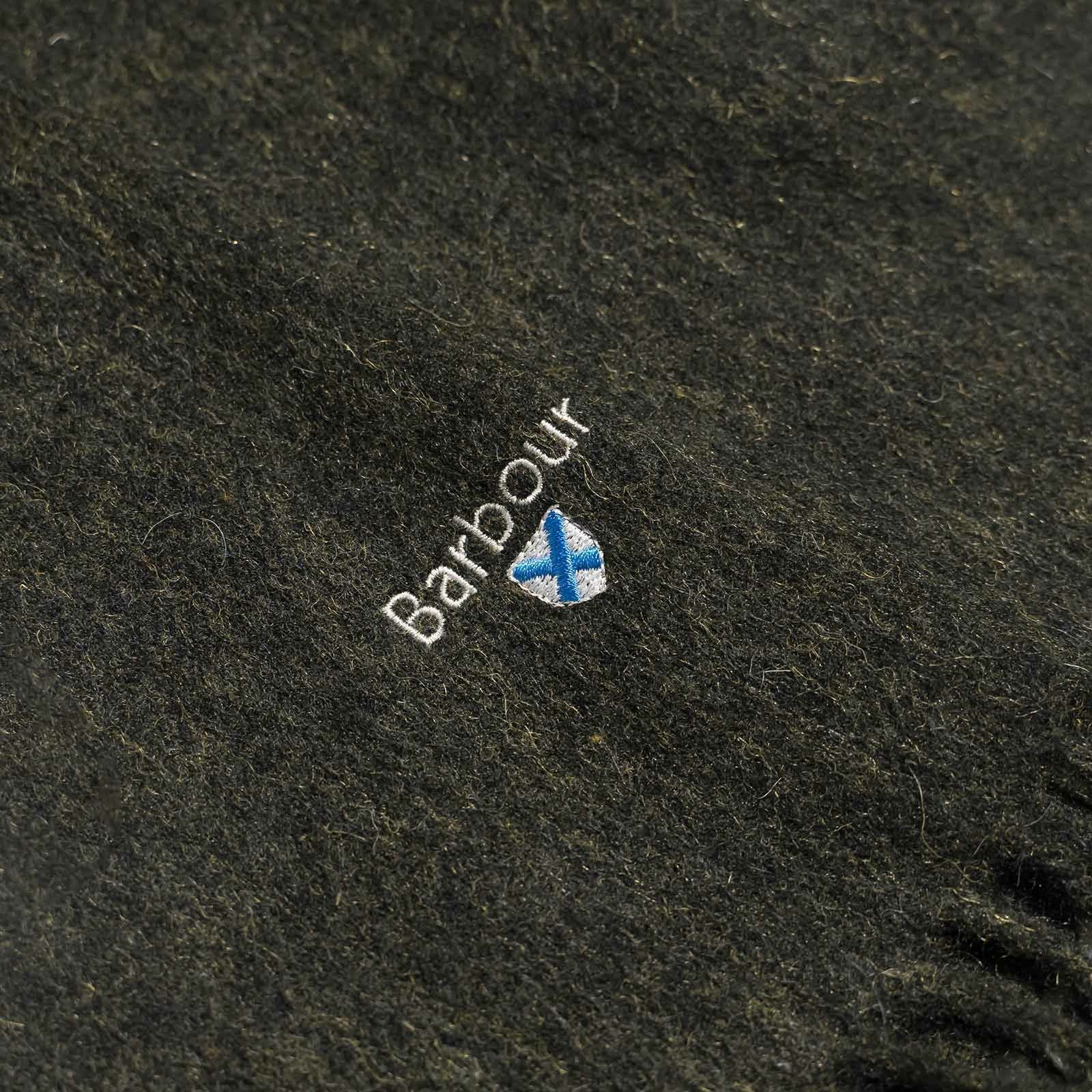 バブアーBarbourプレーンラムズウールスカーフ