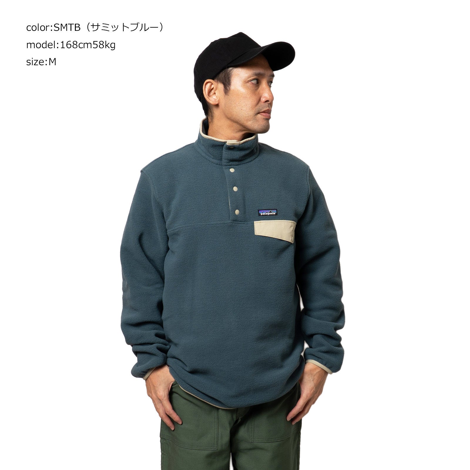 パタゴニアpatagoniaライトウエイトシンチラスナップTプルオーバー