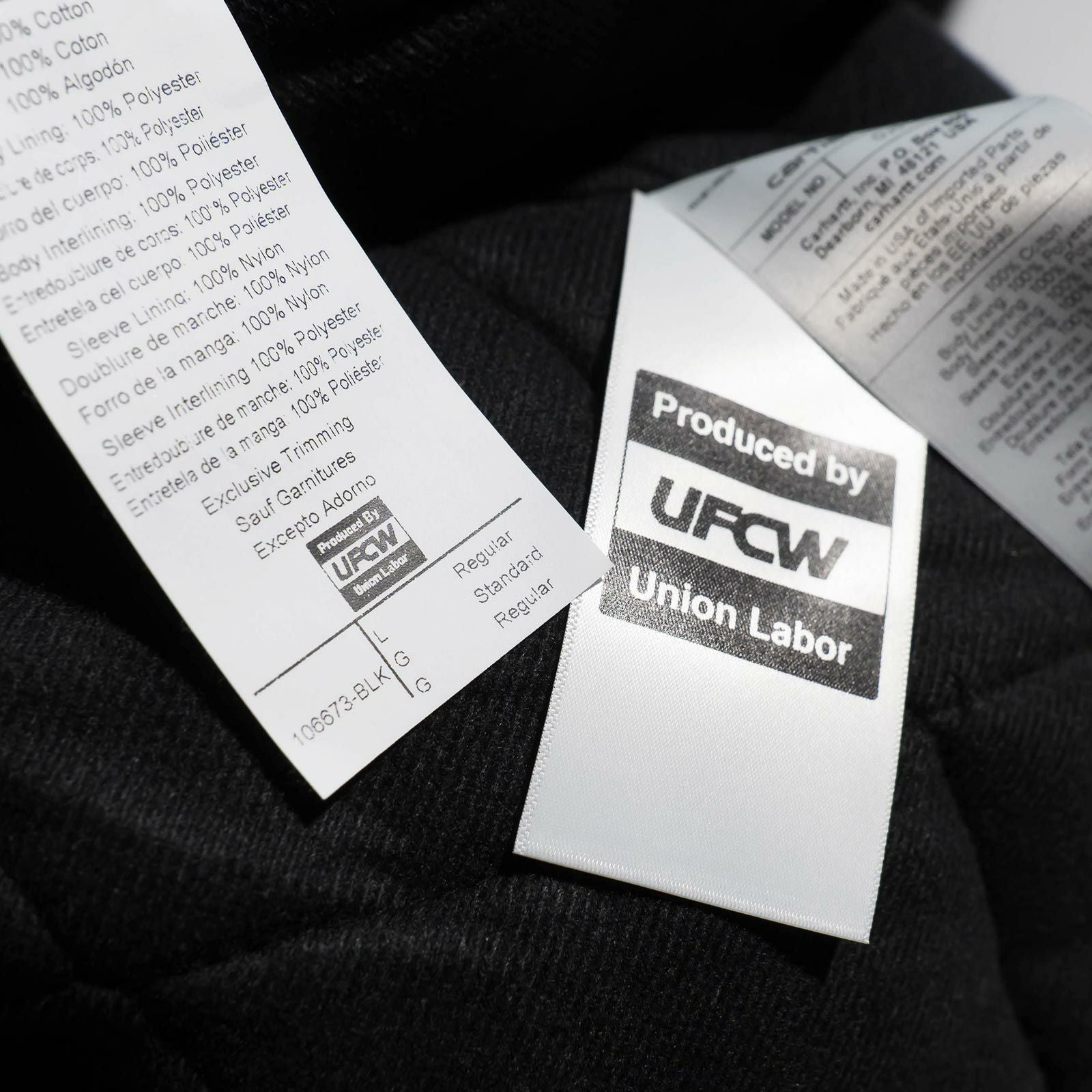 カーハートCarharttJ140ダックアクティブジャケットキルティングフランネル裏地アメリカ製