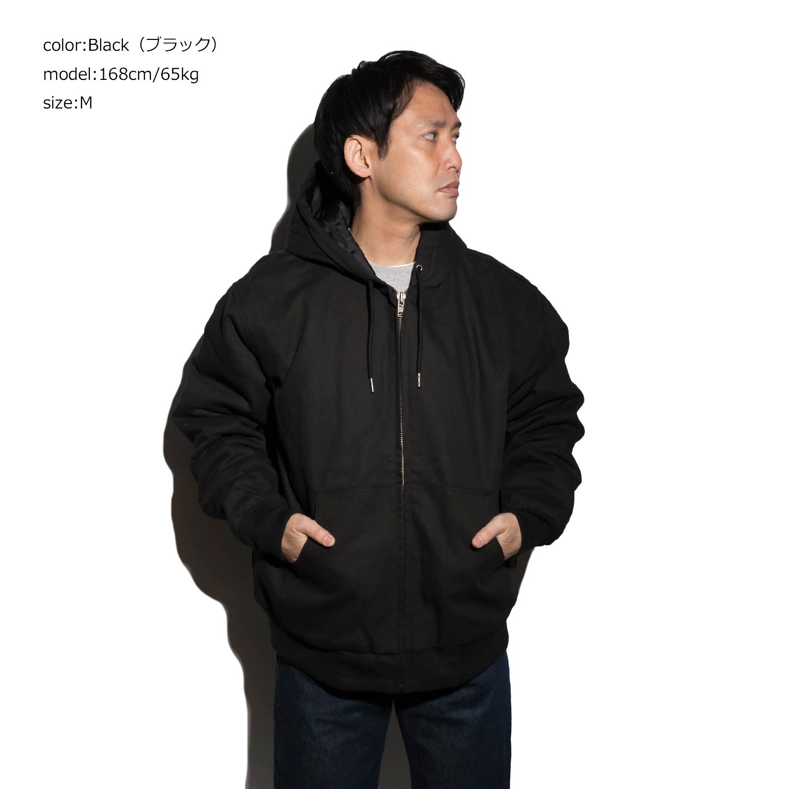 コーナーストーンCORNERSTONEJ763Hダッククロスフーデッドワークジャケット