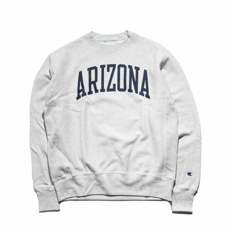 UNIVERSITYOFARIZONAオフィシャルクルーネックカレッジスウェットチャンピオンリバースウィーブ