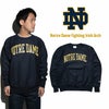 UNIVERSITYOFNORTREDAMEオフィシャルクルーネックカレッジスウェットチャンピオンリバースウィーブ