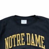 UNIVERSITYOFNORTREDAMEオフィシャルクルーネックカレッジスウェットチャンピオンリバースウィーブ