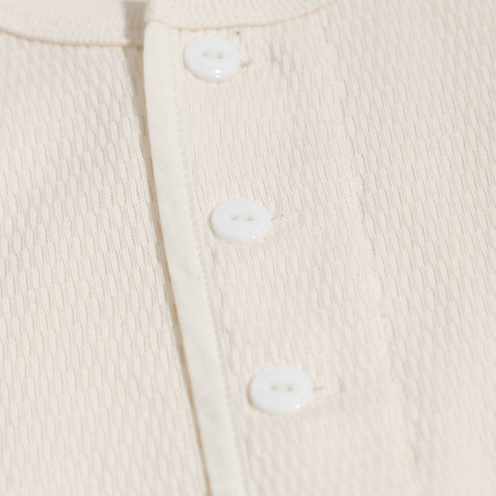 ヘルスニットHealthknit52028サーマルキングラッセルハニカムヘンリーネック半袖パッケージ入り