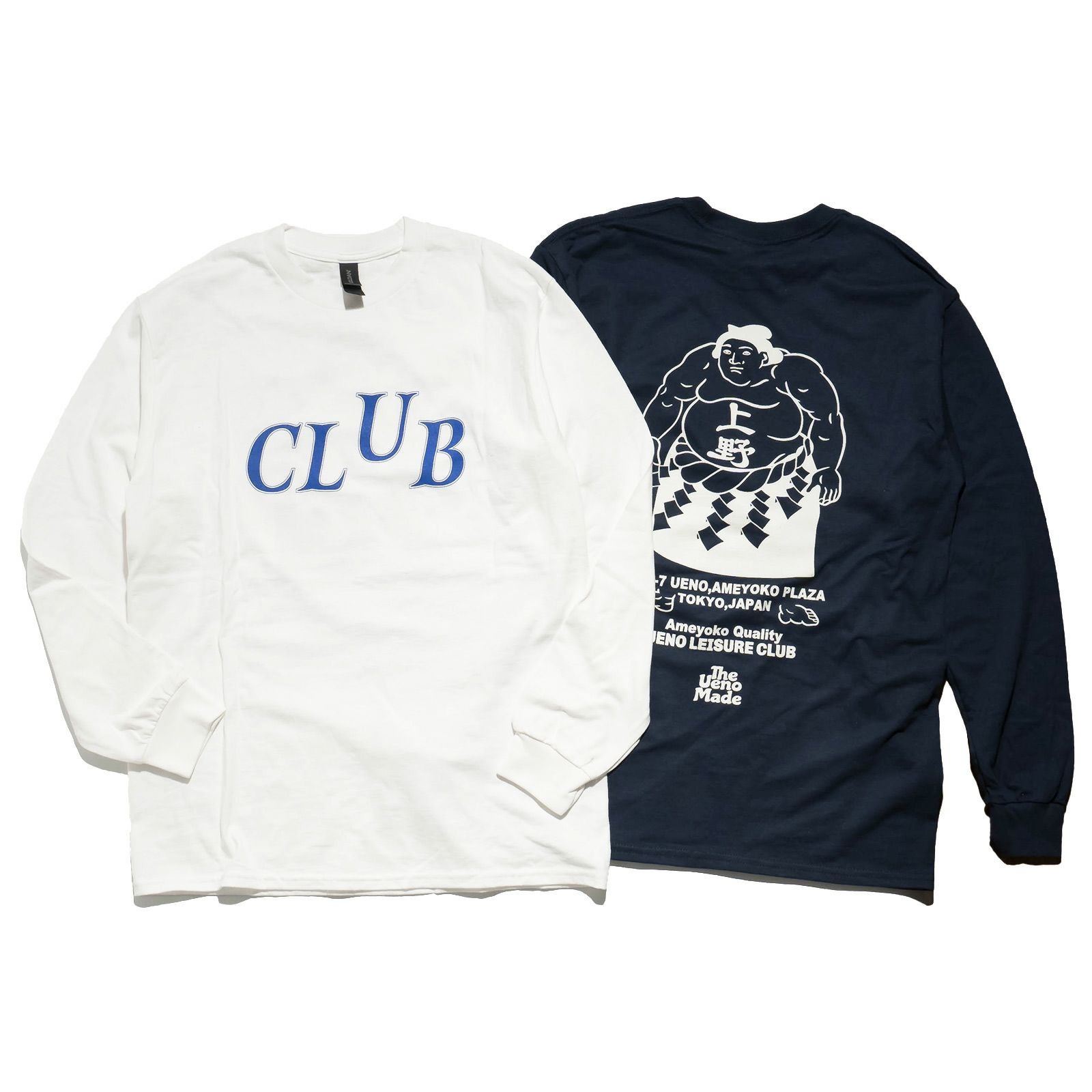 上野遊戯倶楽部ウエノユウギクラブ長袖TシャツSUMOU