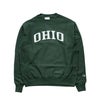 OHIOUNIVERSITYオフィシャルクルーネックカレッジスウェットチャンピオンリバースウィーブ