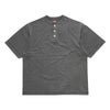 ヘルスニットHealthknitHR25S-M104U.S.コットンジャージー硫化染め半袖ヘンリーネックTシャツ