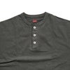 ヘルスニットHealthknitHR25S-M104U.S.コットンジャージー硫化染め半袖ヘンリーネックTシャツ