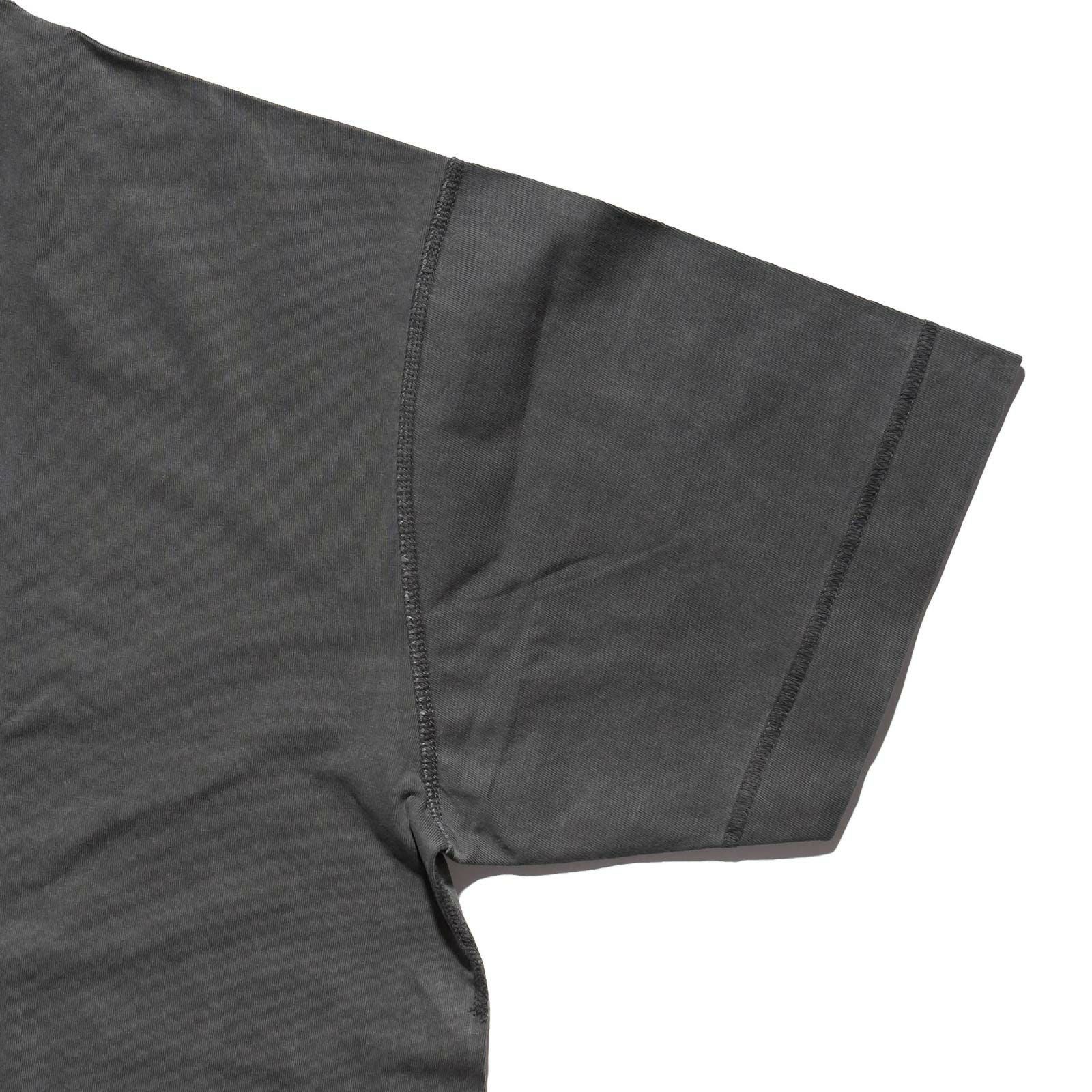 ヘルスニットHealthknitHR25S-M104U.S.コットンジャージー硫化染め半袖ヘンリーネックTシャツ