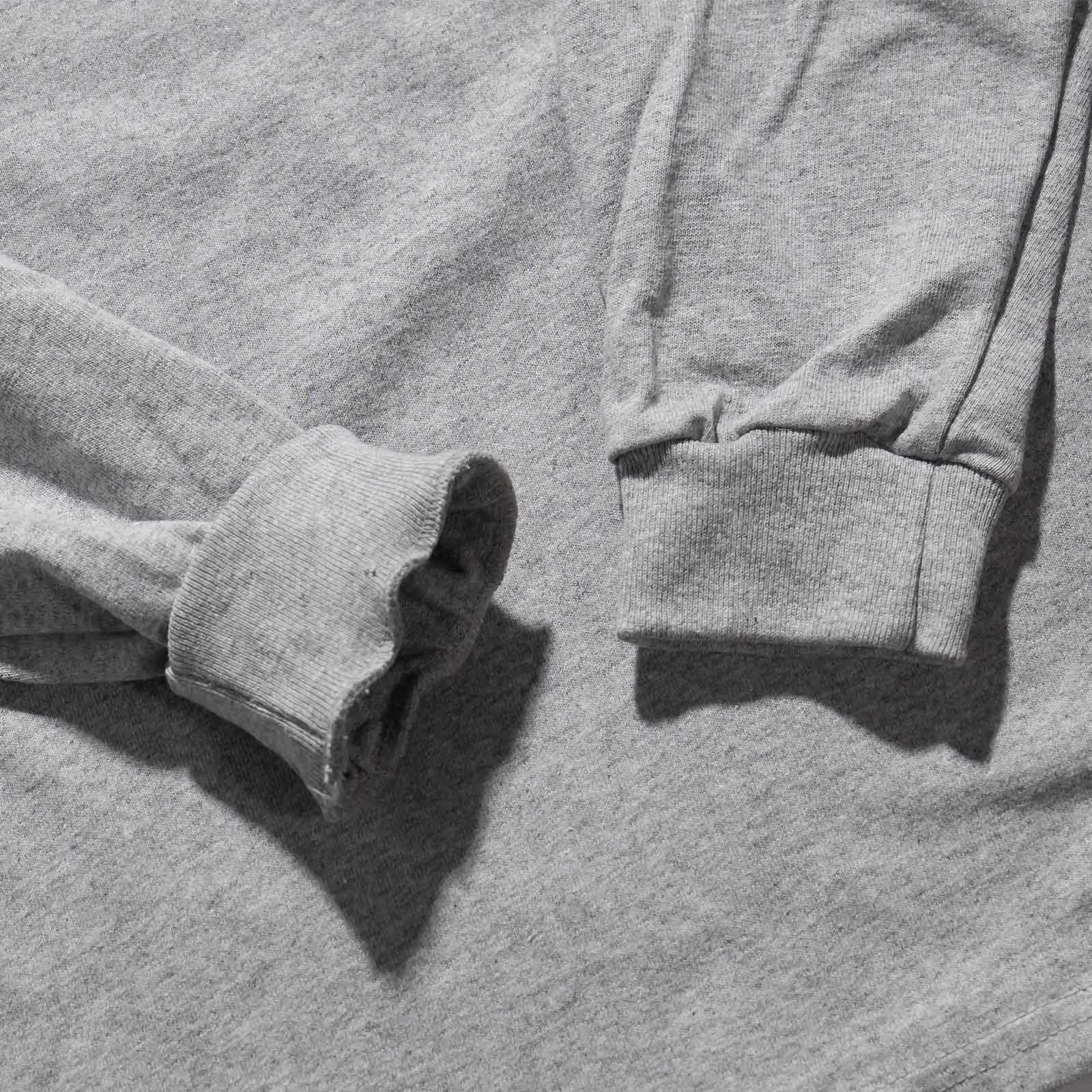 カルクルーCalCru長袖モックネックTシャツ