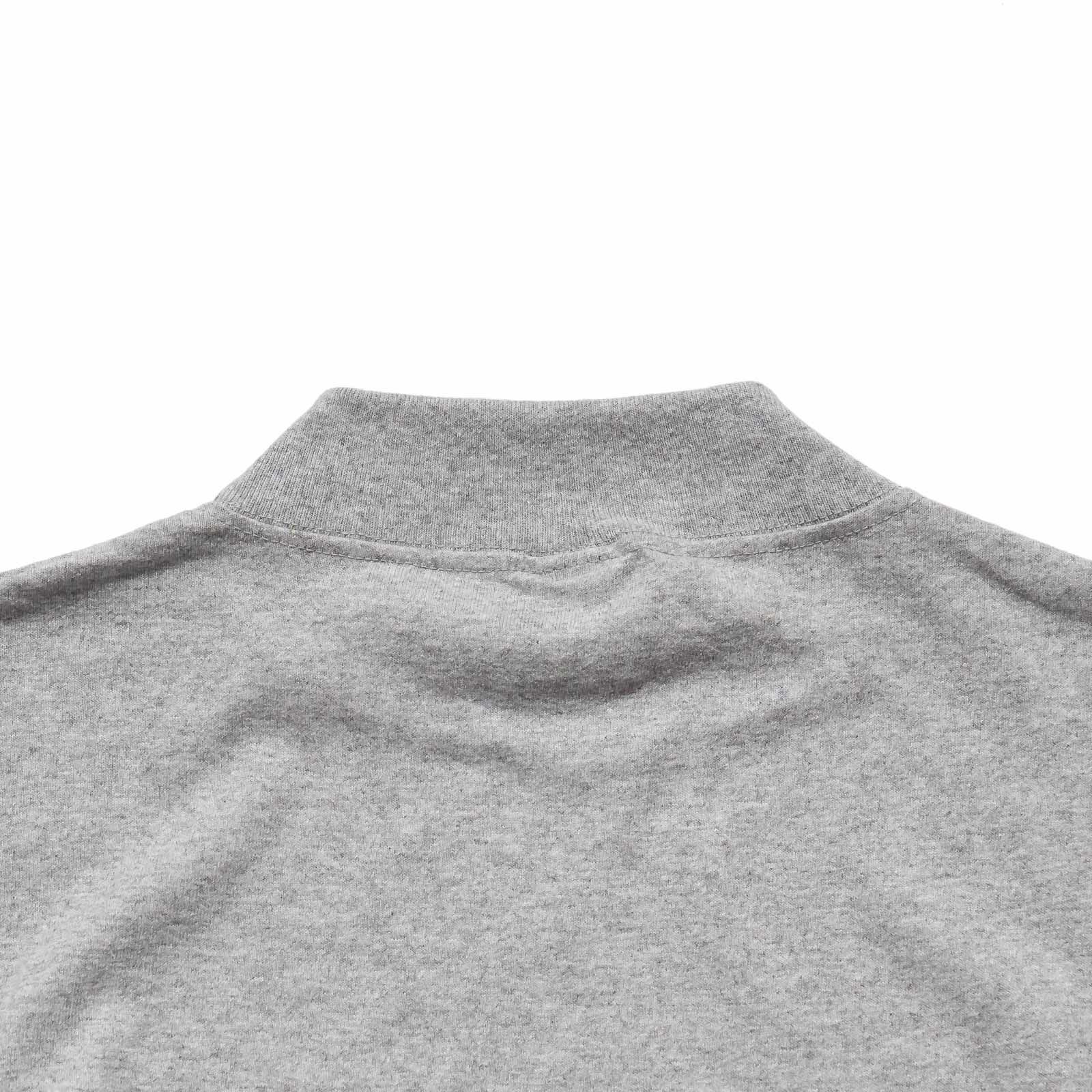 カルクルーCalCru長袖モックネックTシャツ