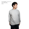 カルクルーCalCru長袖モックネックTシャツ