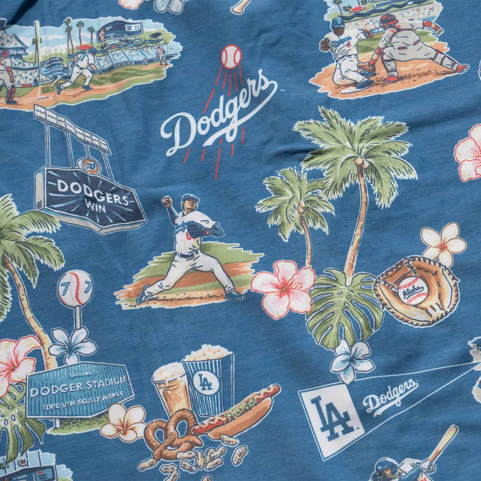 レインスプーナーREYNSPOONER半袖アロハシャツフルオープンシーニックメジャーリーグ公式