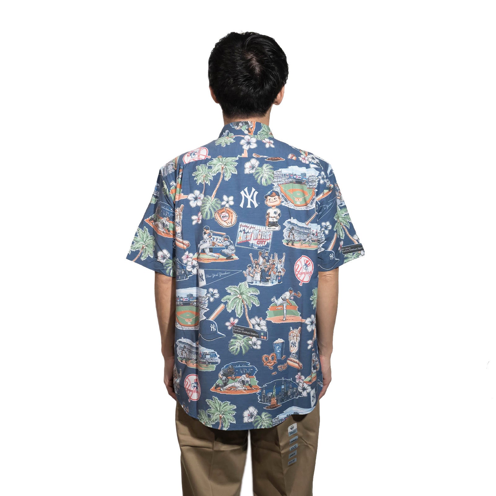 レインスプーナーREYNSPOONER半袖アロハシャツフルオープンシーニックメジャーリーグ公式