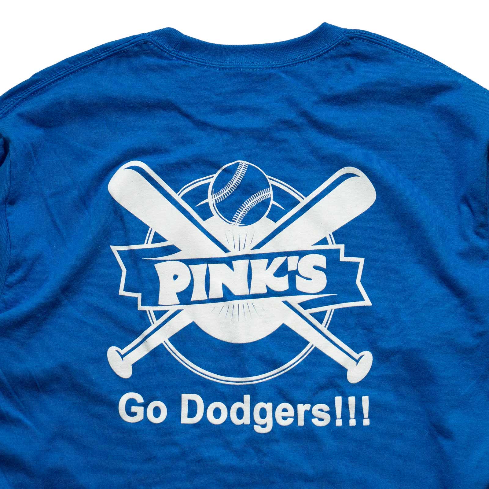 ピンクスホットドッグスPINK’SHOTDOGS長袖Tシャツピンクスラブズドジャーズ