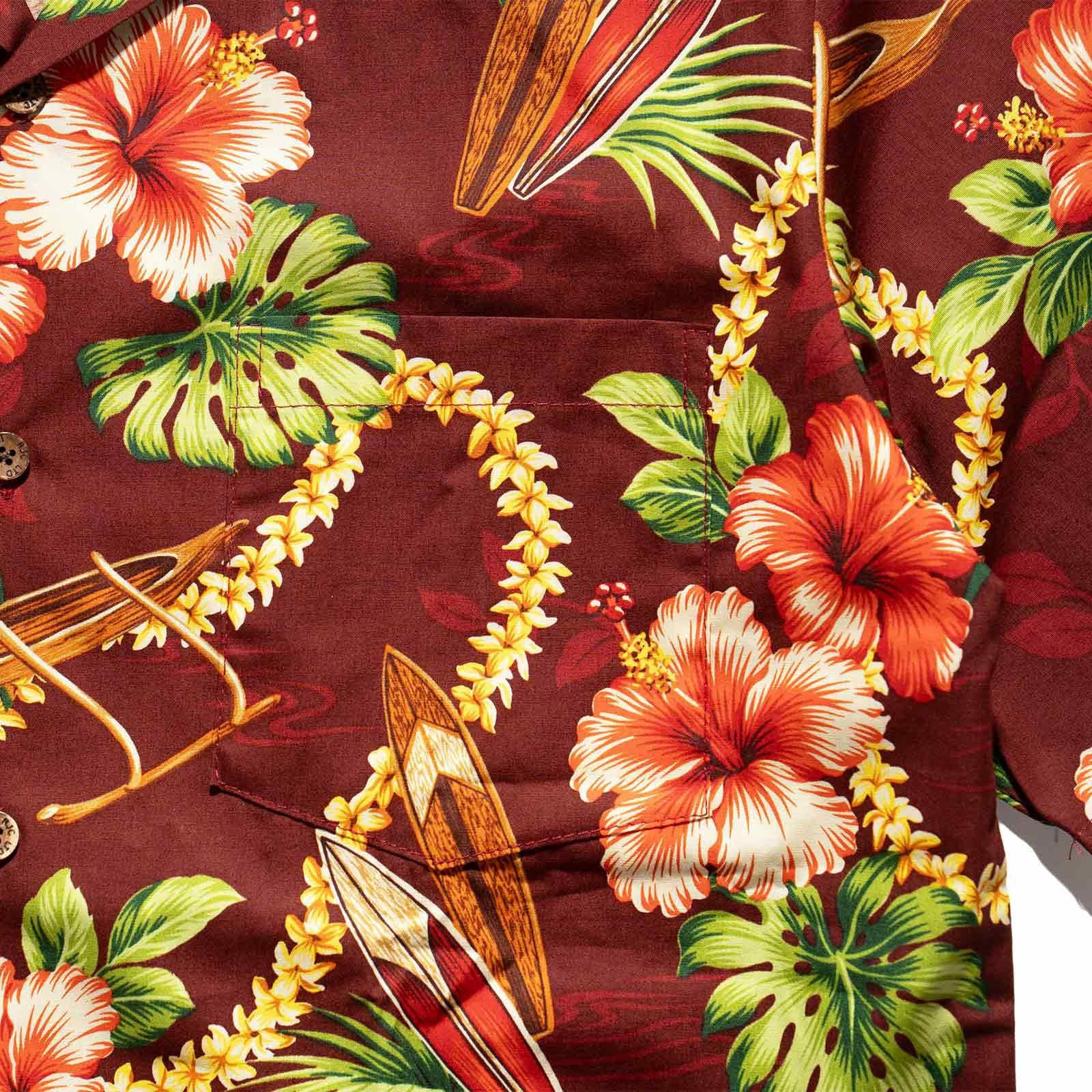 ロバートJクランシーRJC半袖アロハシャツ#10240Rハワイ製