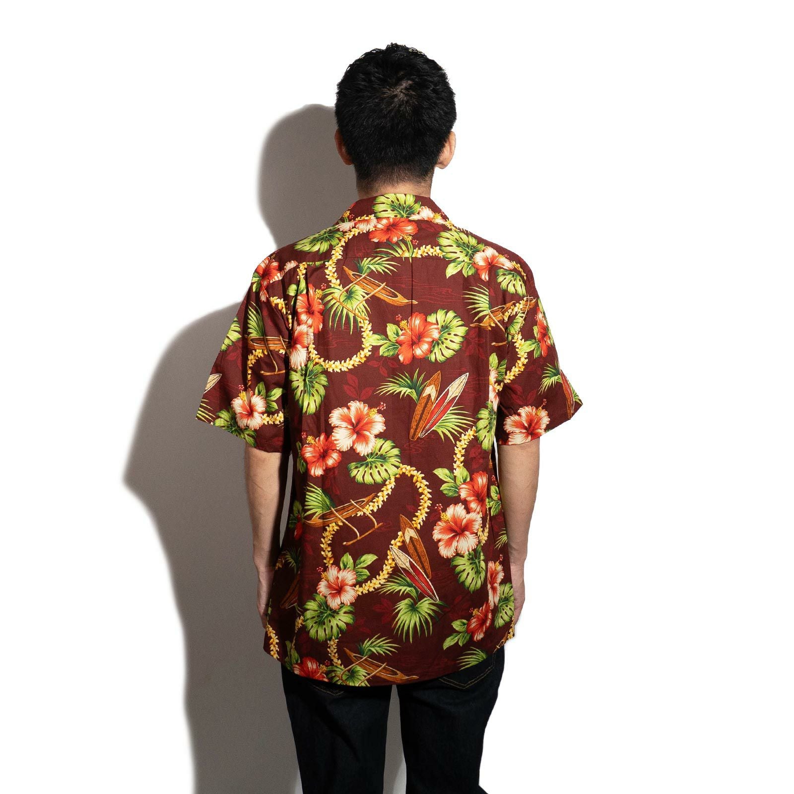 ロバートJクランシーRJC半袖アロハシャツ#10240Rハワイ製
