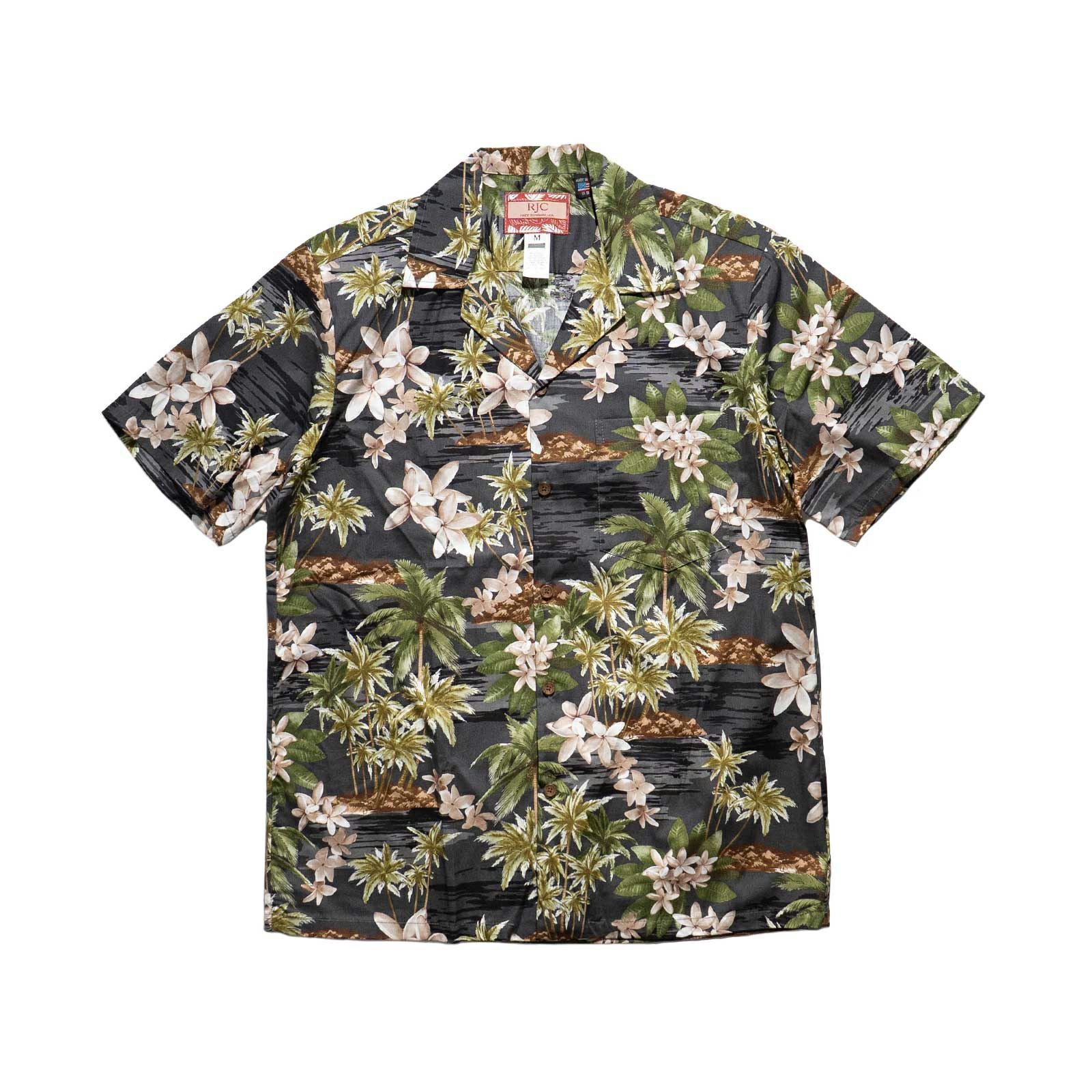 ロバートJクランシーRJC半袖アロハシャツ#102C516ハワイ製