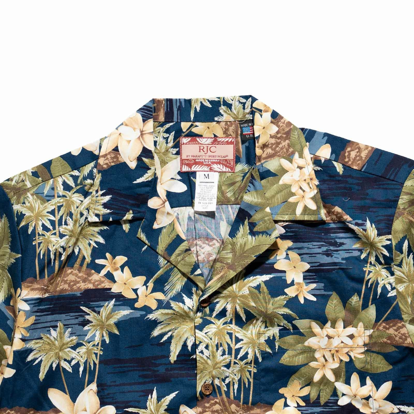 ロバートJクランシーRJC半袖アロハシャツ#102C516ハワイ製