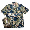 ロバートJクランシーRJC半袖アロハシャツ#102C516ハワイ製