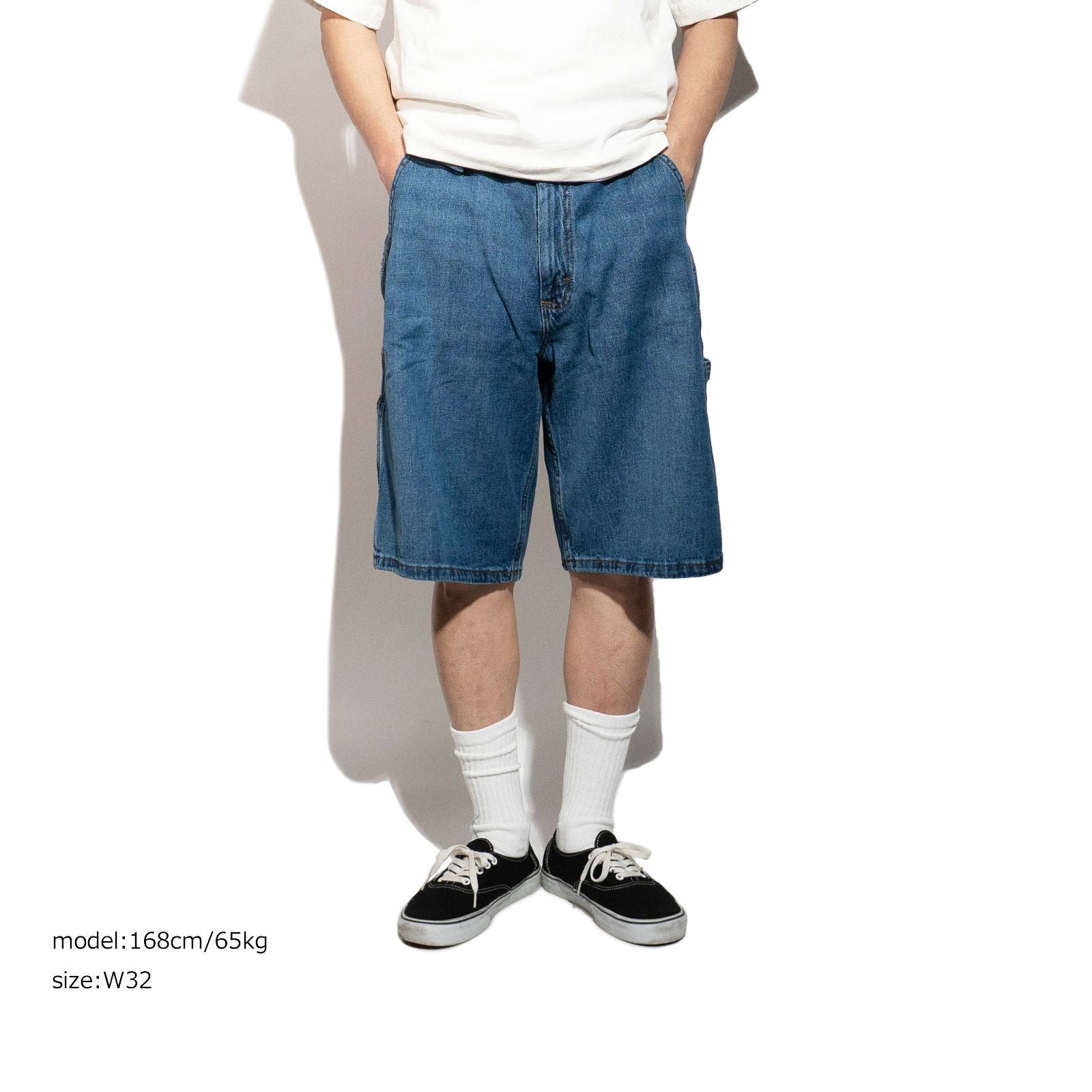 リーLeeレジェンダリーワークウェアカーペンターショーツミッドダーク