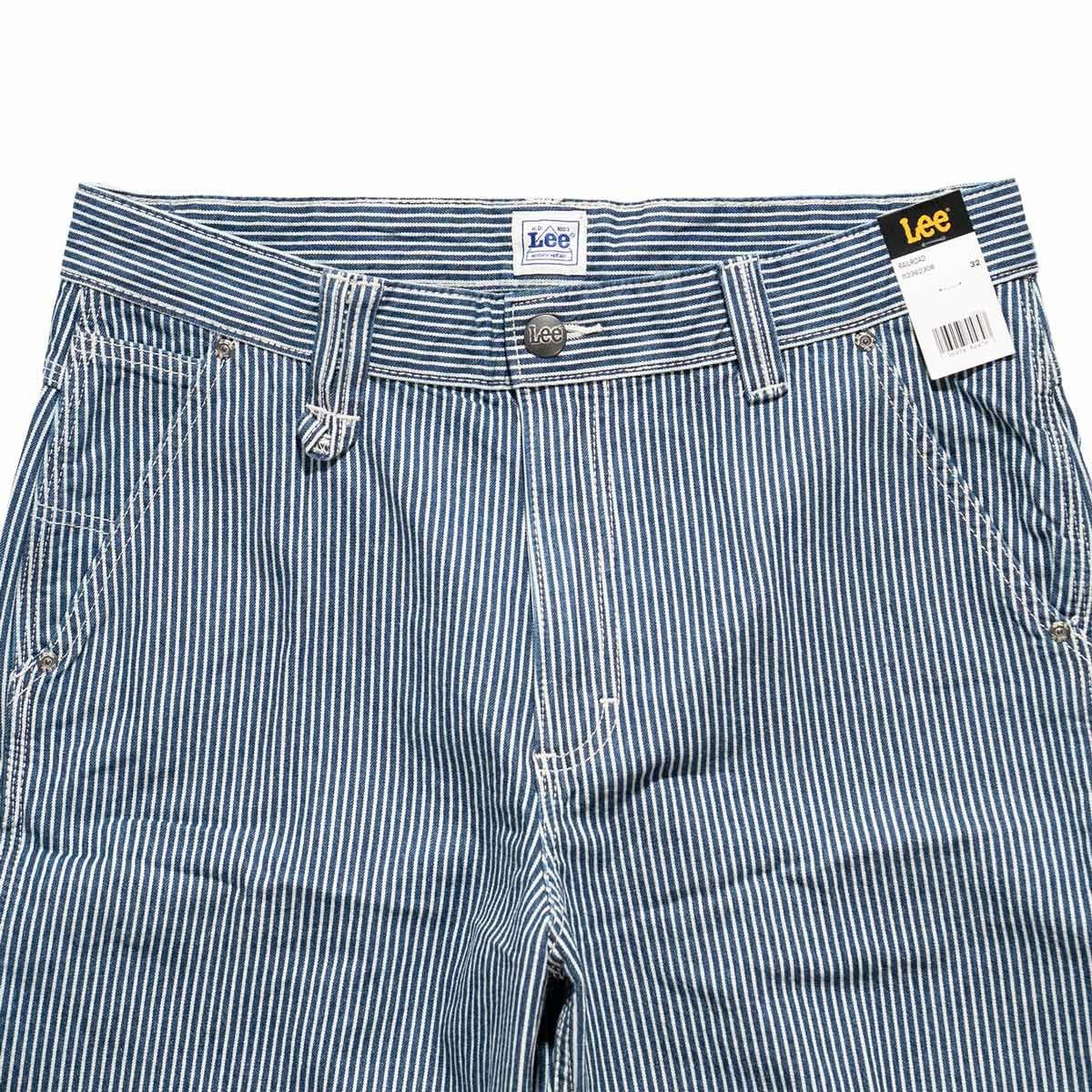 リーLeeレジェンダリーワークウェアカーペンターショーツレイルロードストライプ