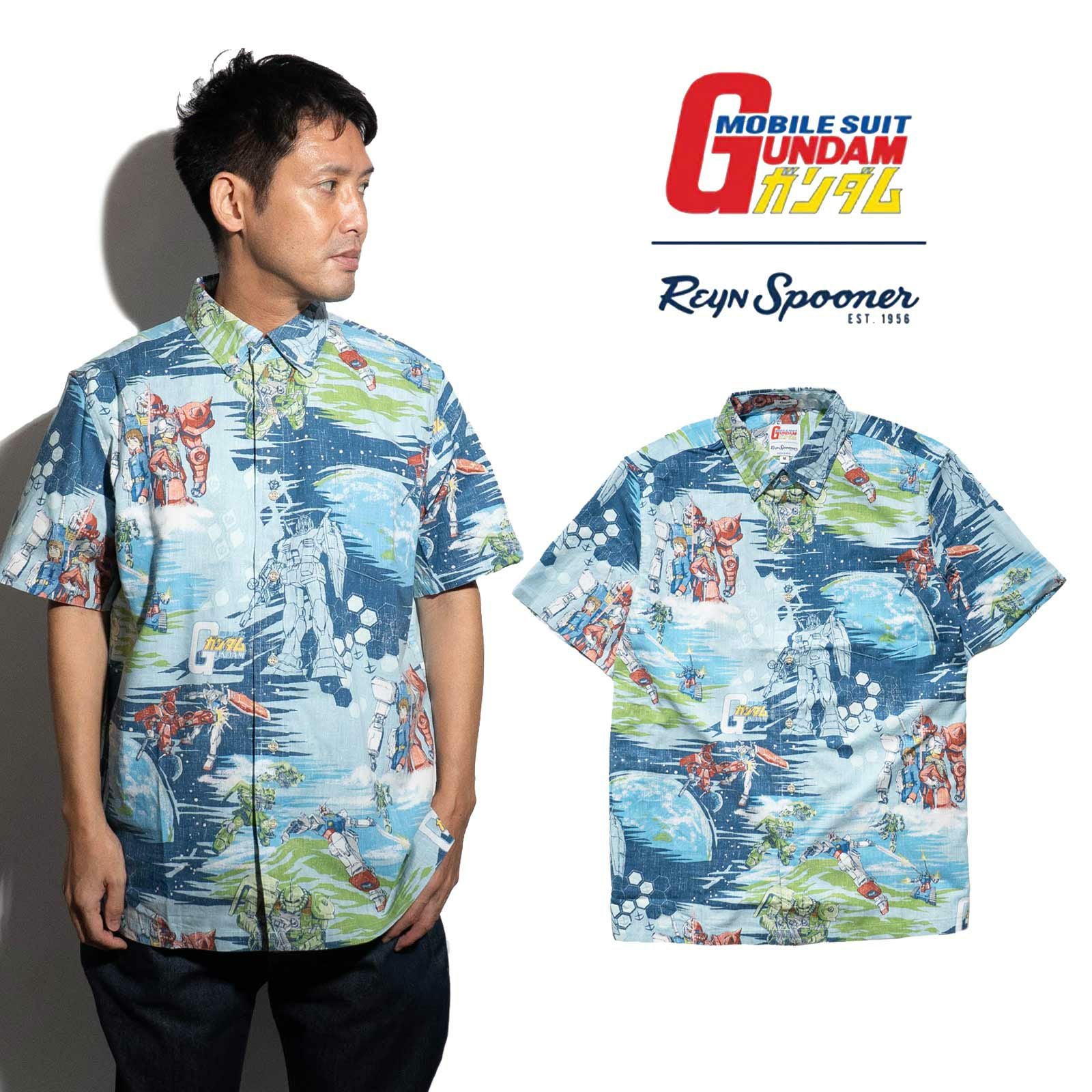 レインスプーナーREYNSPOONERガンダムアロハシャツ