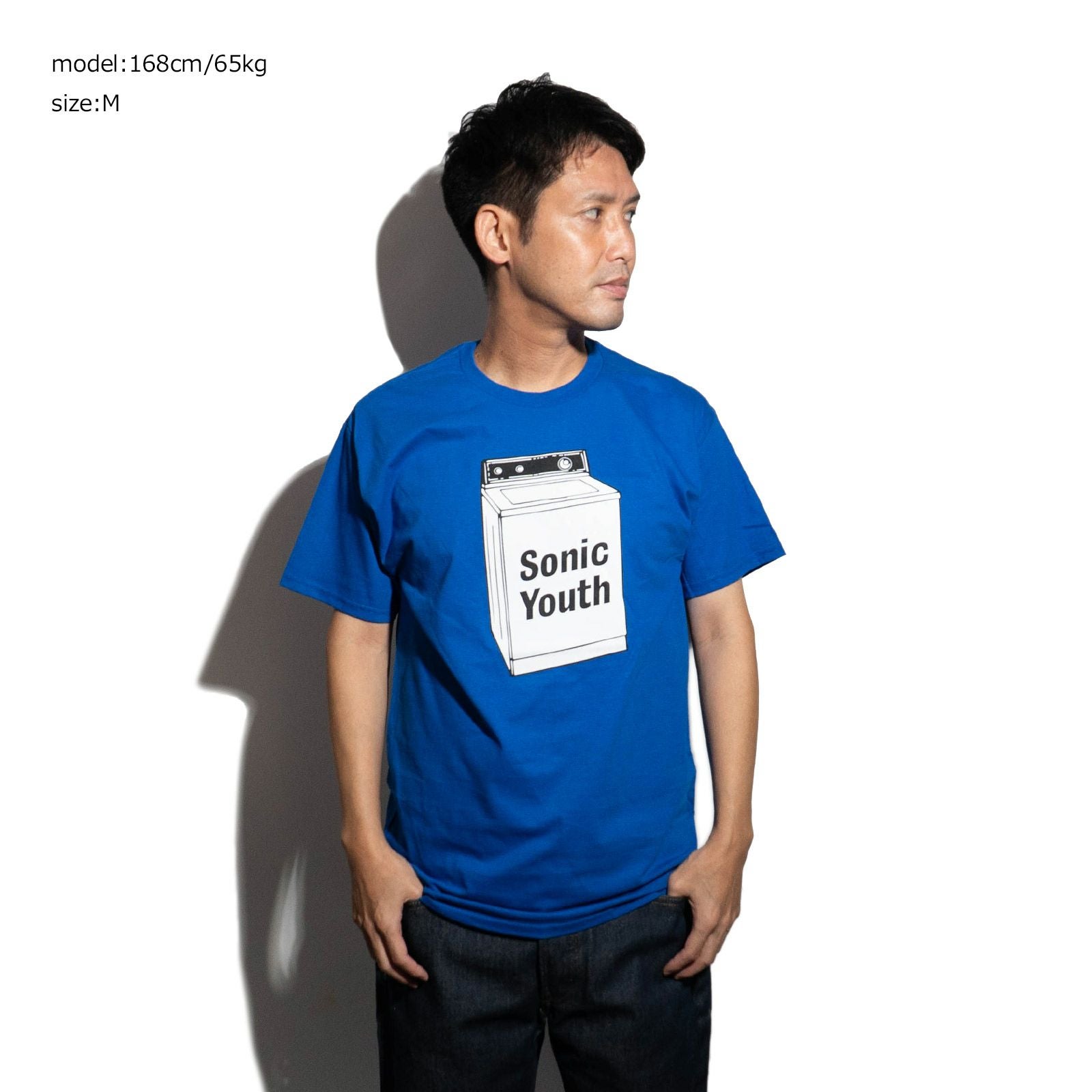カンフーkungfu.バンドTシャツソニックユースウォッシングマシーンビッグサイズ
