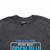 プリズンブルースPRISONBLUES半袖USAクロームプレートロゴTシャツ