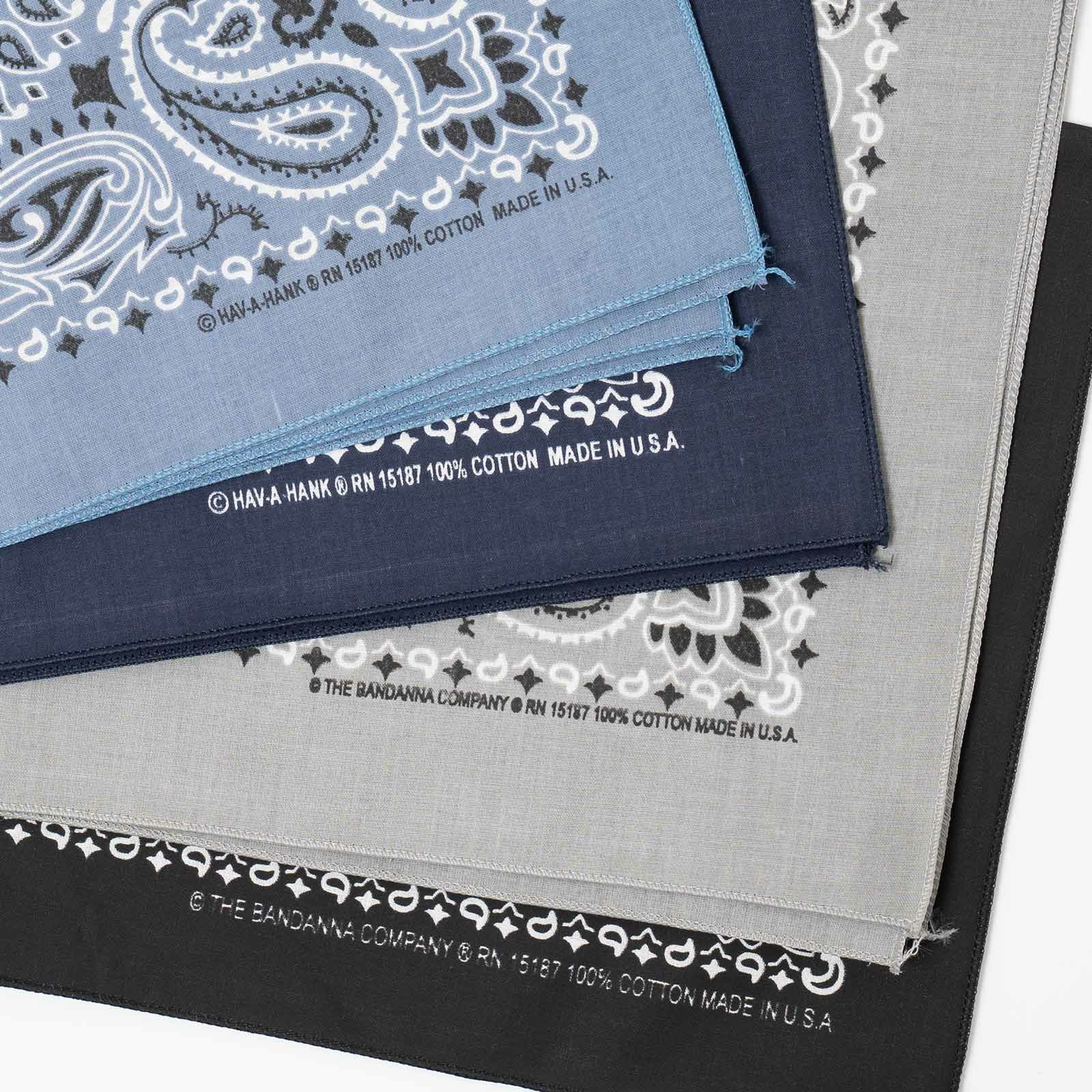 ハバハンクHAV-A-HANKプリントバンダナ総柄