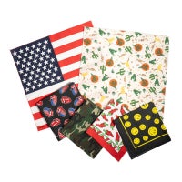 ハバハンクHAV-A-HANKプリントバンダナ総柄