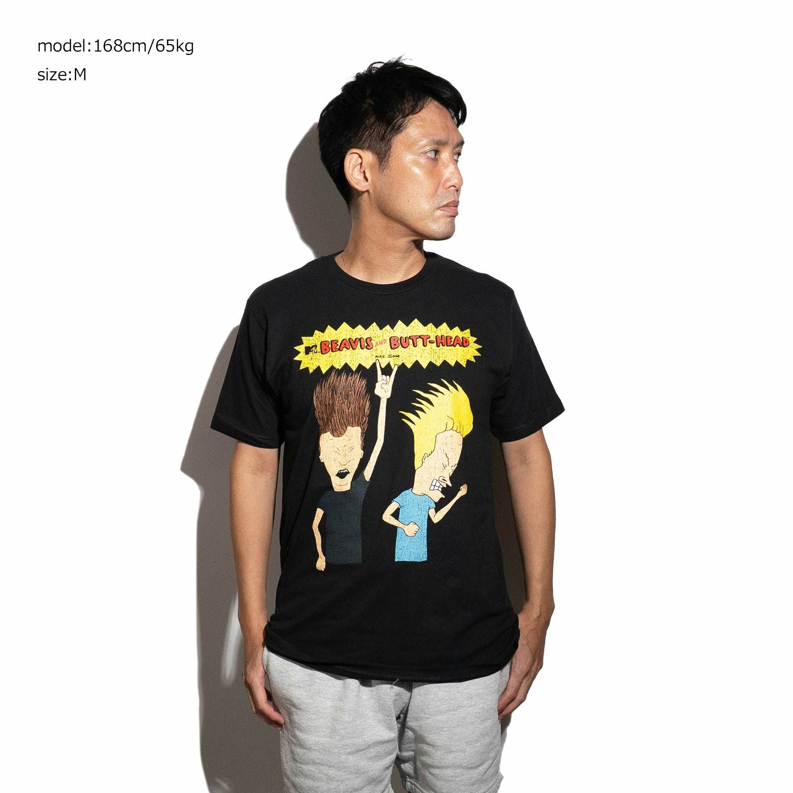 アメリカンクラシックスAMERICANCLASSICSアニメTシャツビーバス＆バットヘッドロッキンアウト