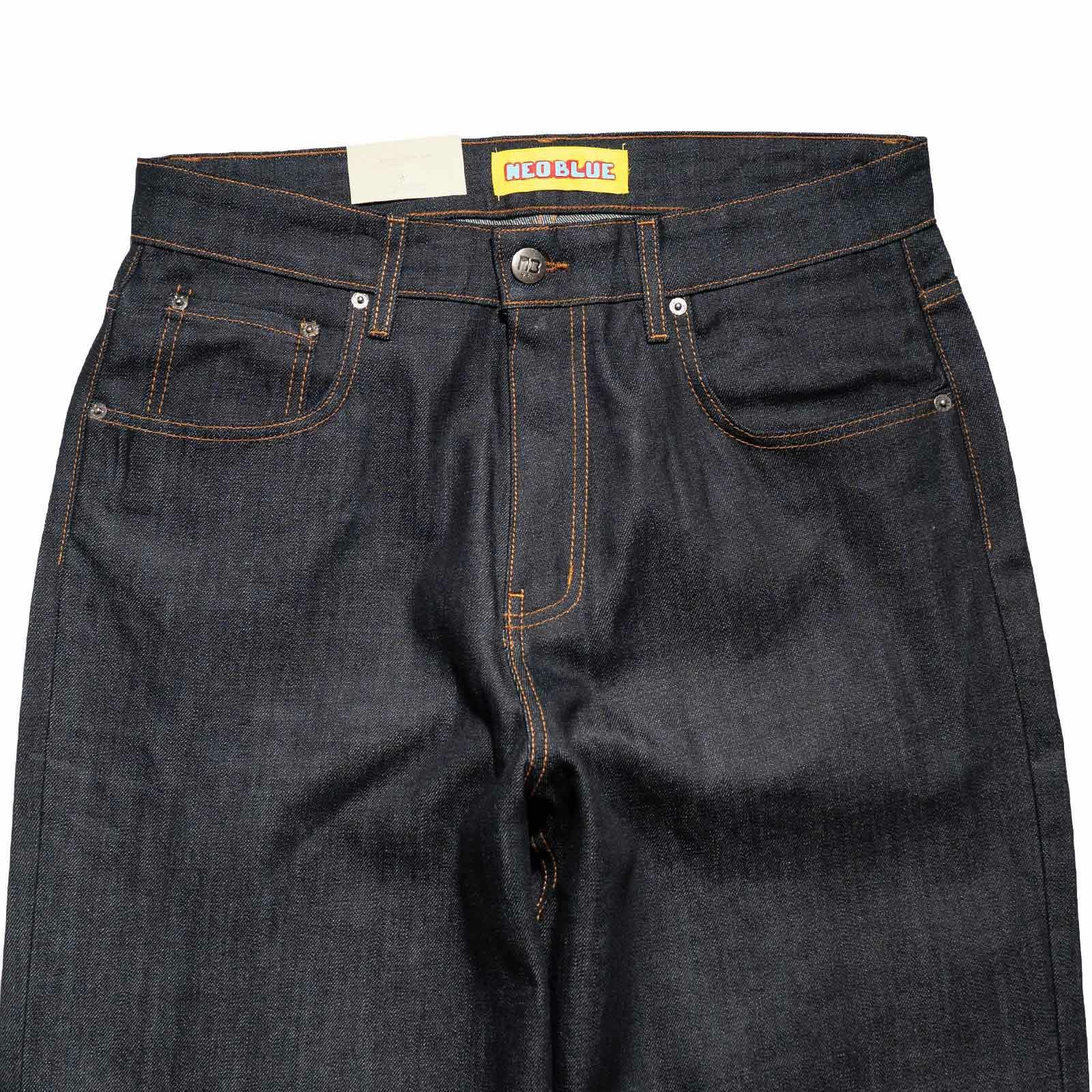 ネオブルーNEOBLUEバギージーンズスーパーダークNX-529