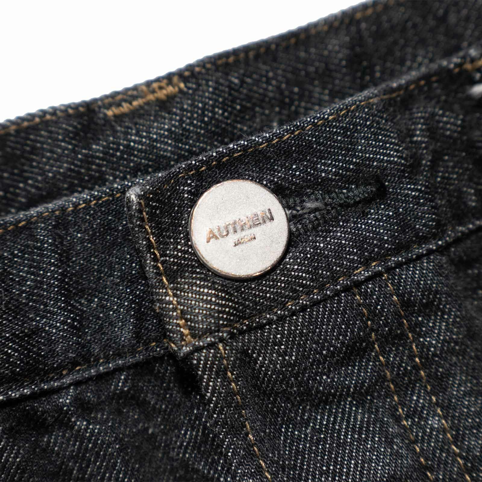 オーセンAUTHENヴィンテージストレートレッグブラックユーズドAUT-076B-054