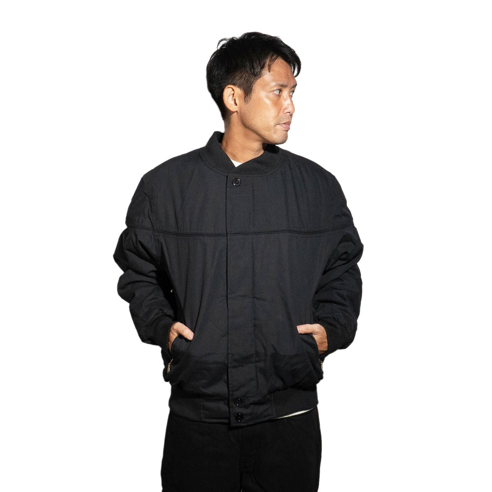 レネゲードスポーツウエアRENEGADEsportswearパデッドナイロンラインドダービージャケット