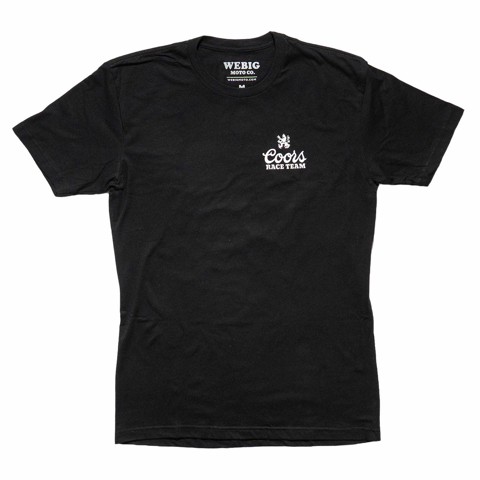 ウィービッグモトWEBIGMOTOCO.バンケットレースチームTシャツ