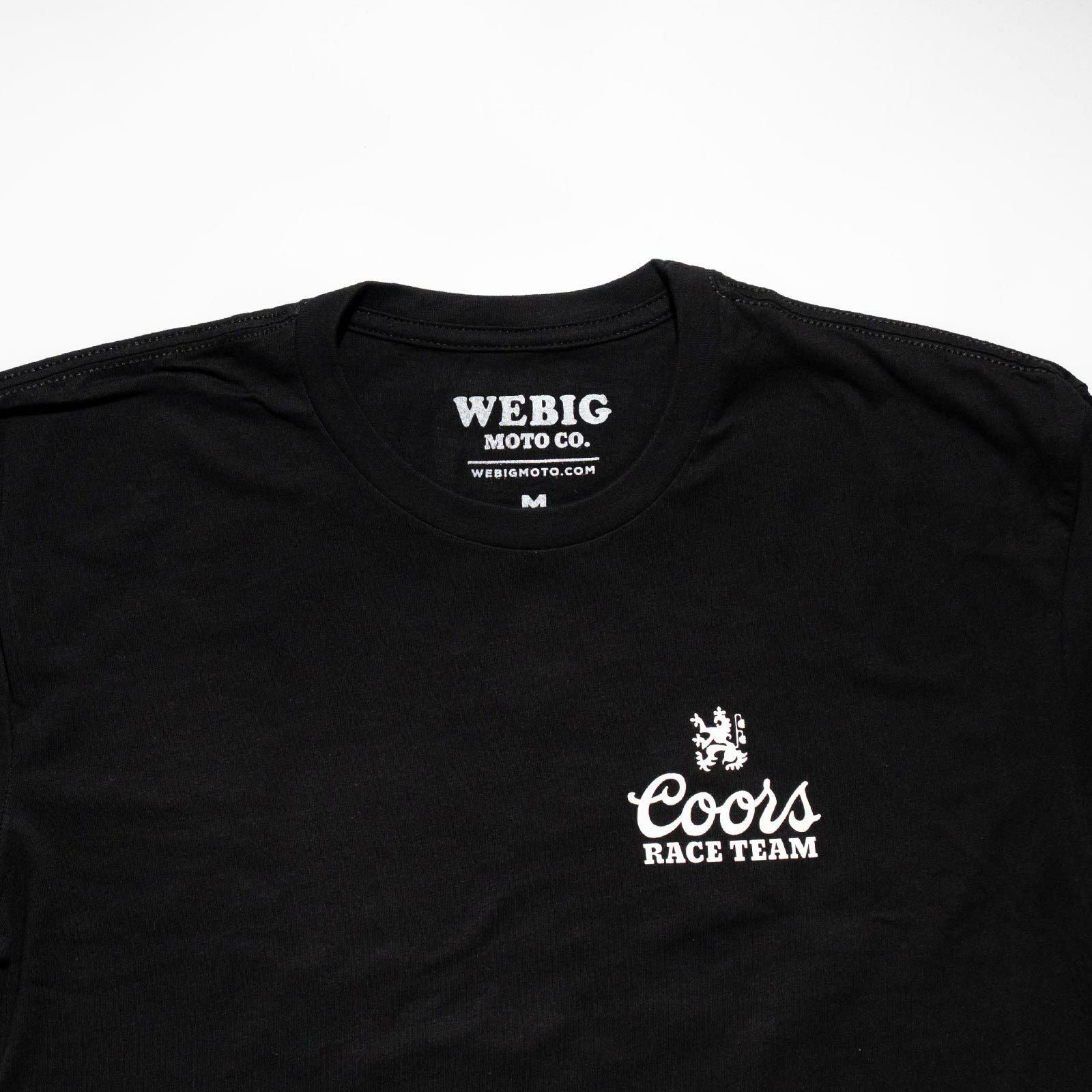 ウィービッグモトWEBIGMOTOCO.バンケットレースチームTシャツ