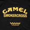 ウィービッグモトWEBIGMOTOCO.キャメルスモーカークロスTシャツ