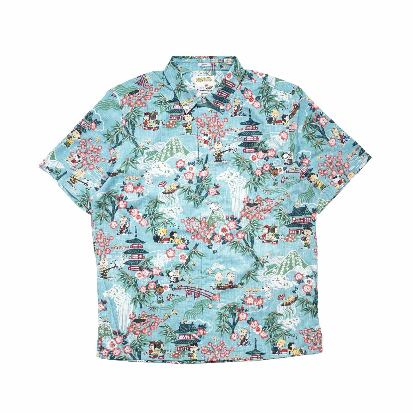 レインスプーナー×ピーナッツREYNSPOONERXPEANUTS半袖アロハシャツピーナッツインジャパン